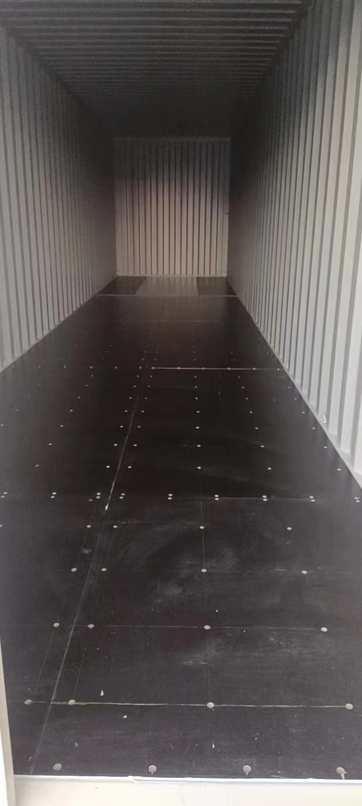 Shipping container inside picture